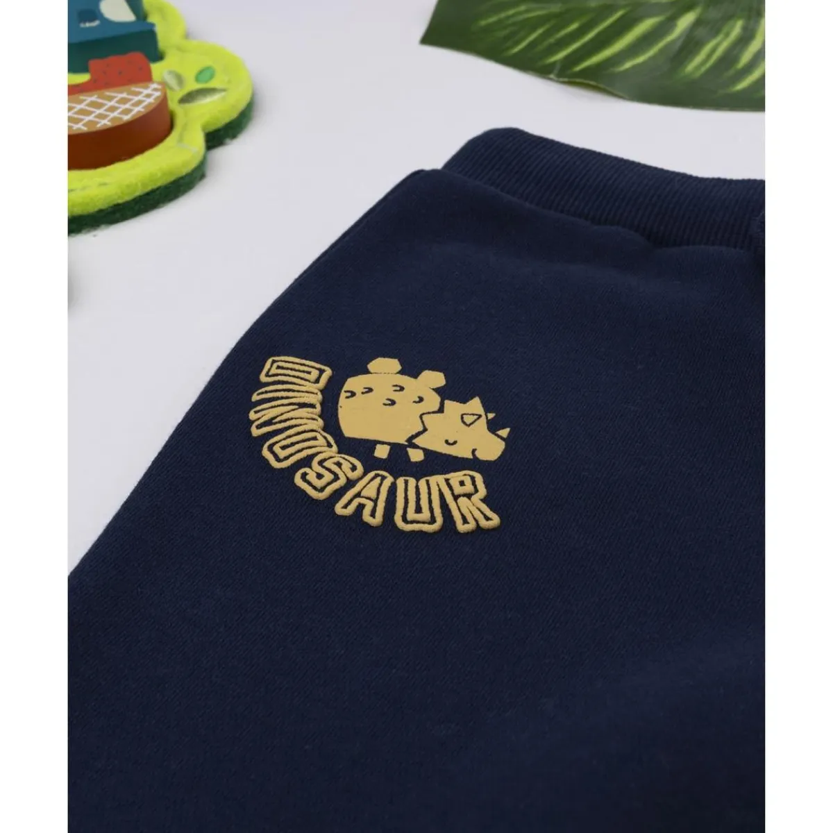 Sale Pantalón felpado azul "Dinosaur" para niño Bebé Niño 3-36 Meses·Vaqueros, Pantalones Y Petos|Niño·Bebé Niño 3-36 Meses