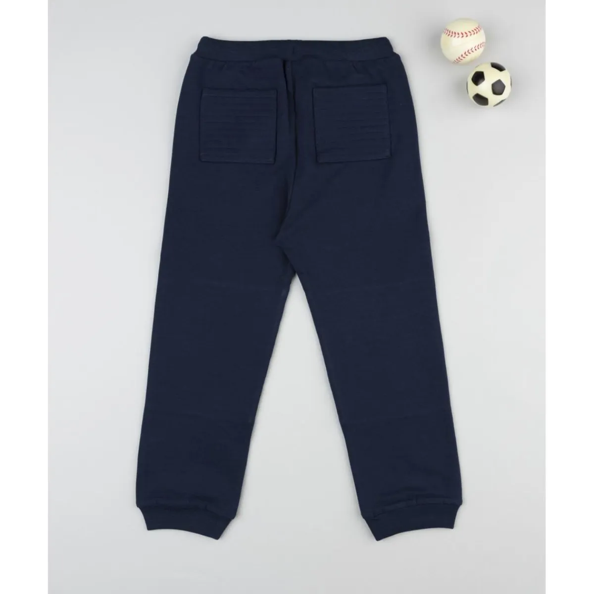 Pantalón felpado azul noche niño con estampado*Prenatal Hot