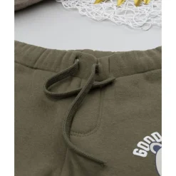 Pantalón felpado verde militar para niño*Prenatal