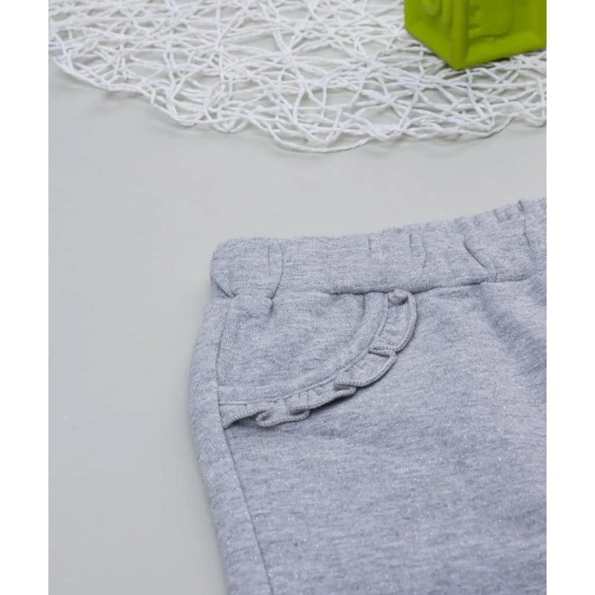 Clearance Pantalón niña gris frill bolsillos Niña·Bebé Niña 3-36 Meses|Bebé Niña 3-36 Meses·Vaqueros, Pantalones Y Petos