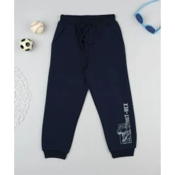 Pantalón niño azul felpado “T-Rex”*Prenatal Clearance