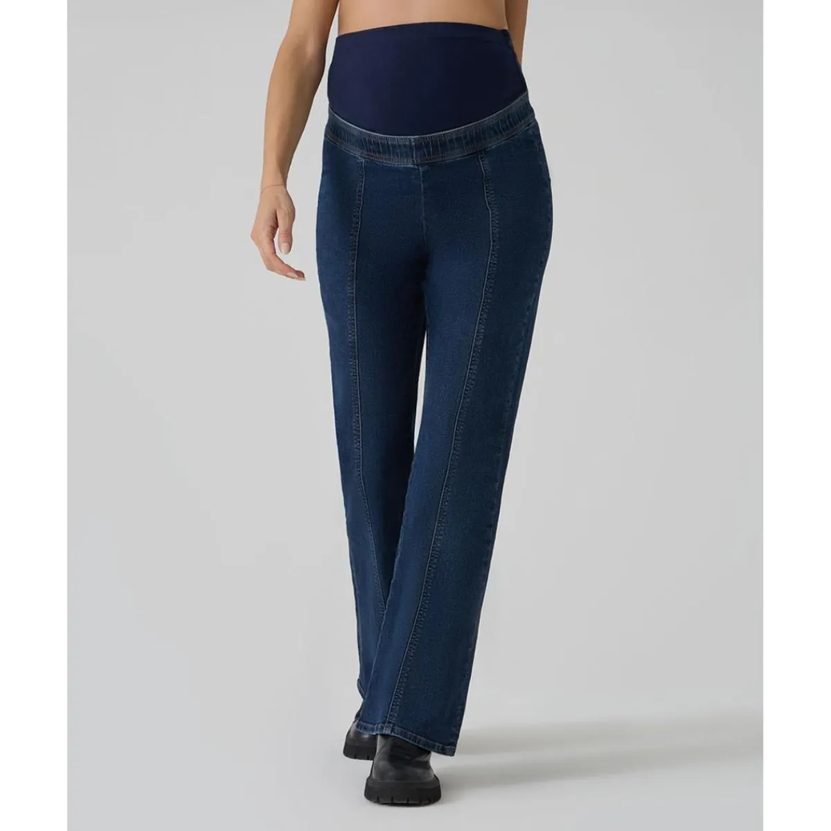 New Pantalón premamá denim campana Premamá·Moda|Moda·Pantalones, Faldas Y Leggins