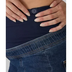 New Pantalón premamá denim campana Premamá·Moda|Moda·Pantalones, Faldas Y Leggins