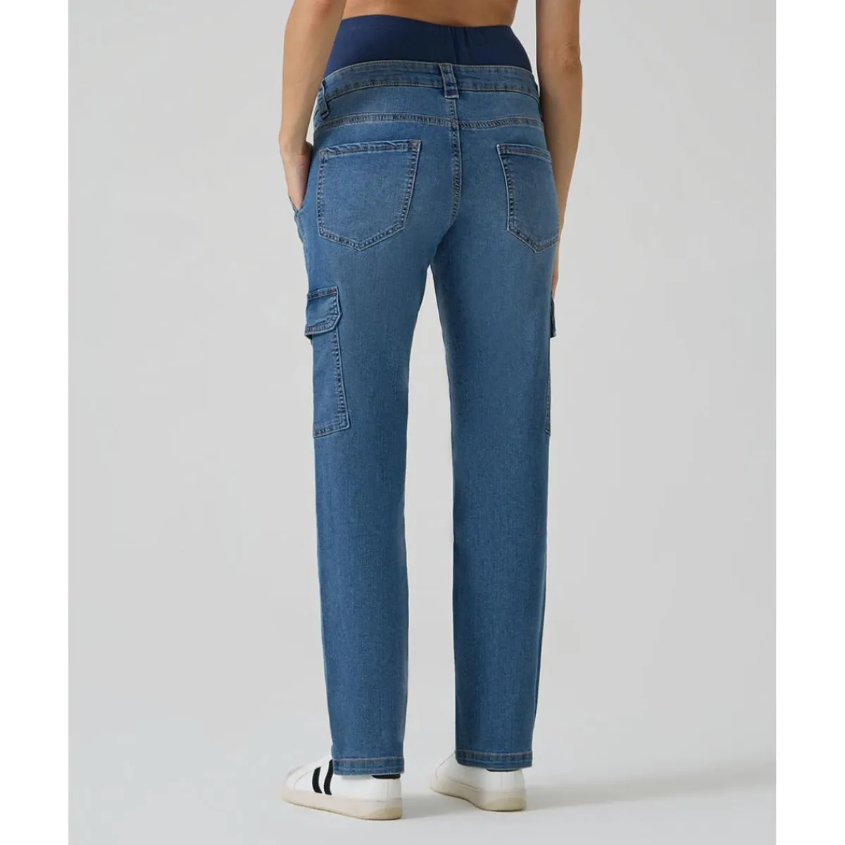 Best Pantalón premamá denim cargo Premamá·Moda|Moda·Pantalones, Faldas Y Leggins