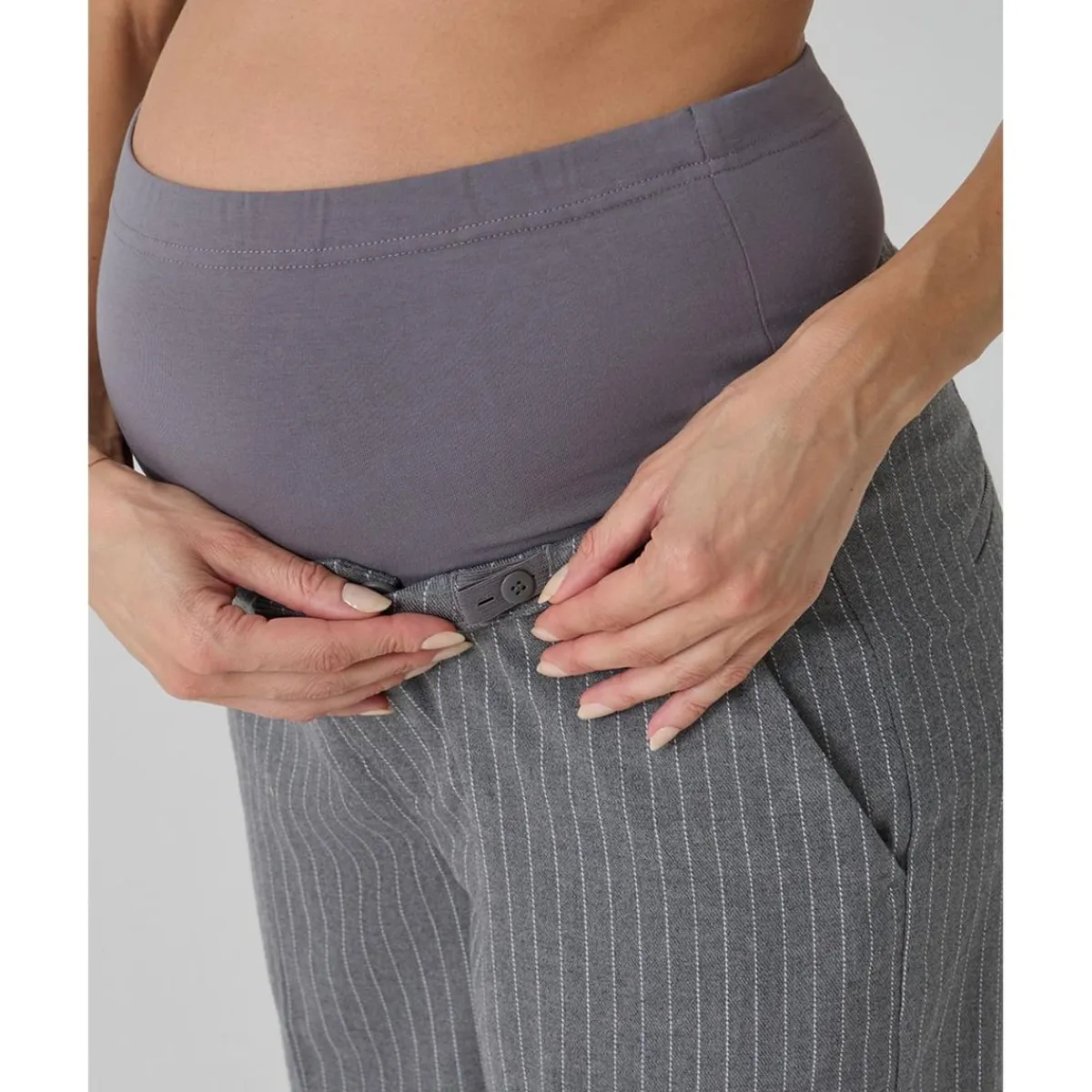 Pantalón premamá gris Premamá·Moda|Moda·Pantalones, Faldas Y Leggins