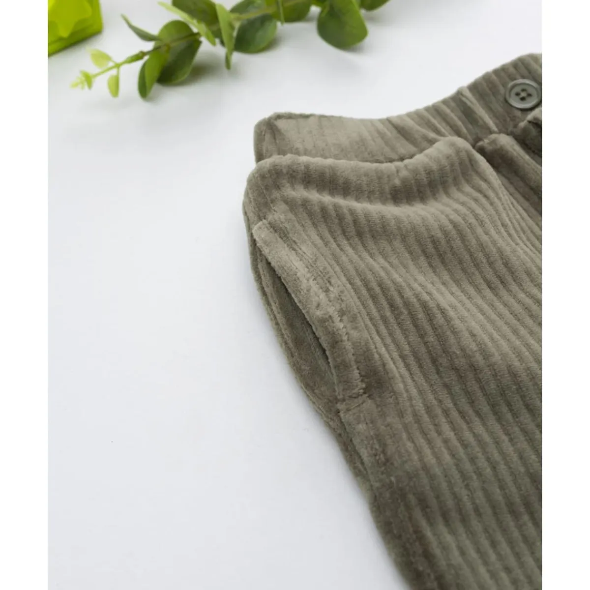 Clearance Pantalón velour niño verde Niño·Bebé Niño 3-36 Meses|Bebé Niño 3-36 Meses·Vaqueros, Pantalones Y Petos