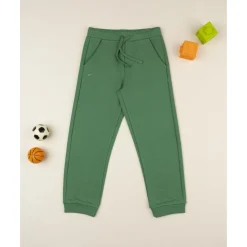 Pantalones niño verde estampado relieve*Prenatal Sale