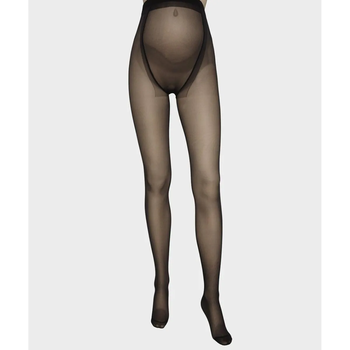 Pantimedias multifibra 20 DEN negro*Prenatal Hot