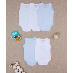 Best Paquete de 5 camisetas sin mangas para niño Recién Nacido·Ropa Y Accesorios|Ropa Y Accesorios·Bodies