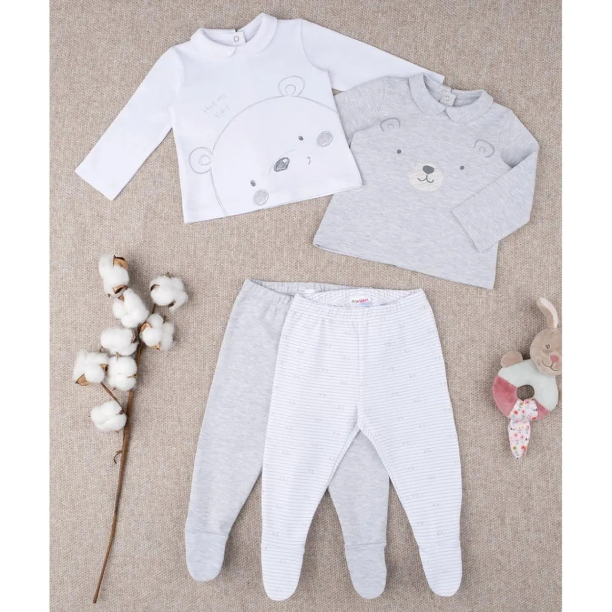 Paquete de 2 conjuntos unisex orsetti*Prenatal Hot