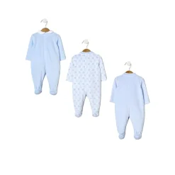 Paquete de 3 pijamas de terciopelo Ropa Y Accesorios·Peleles|Recién Nacido·Ropa Y Accesorios