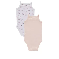 Sale Paquete de 2 vestidos ajustados con tirantes estrechos Recién Nacido·Ropa Y Accesorios|Ropa Y Accesorios·Bodies
