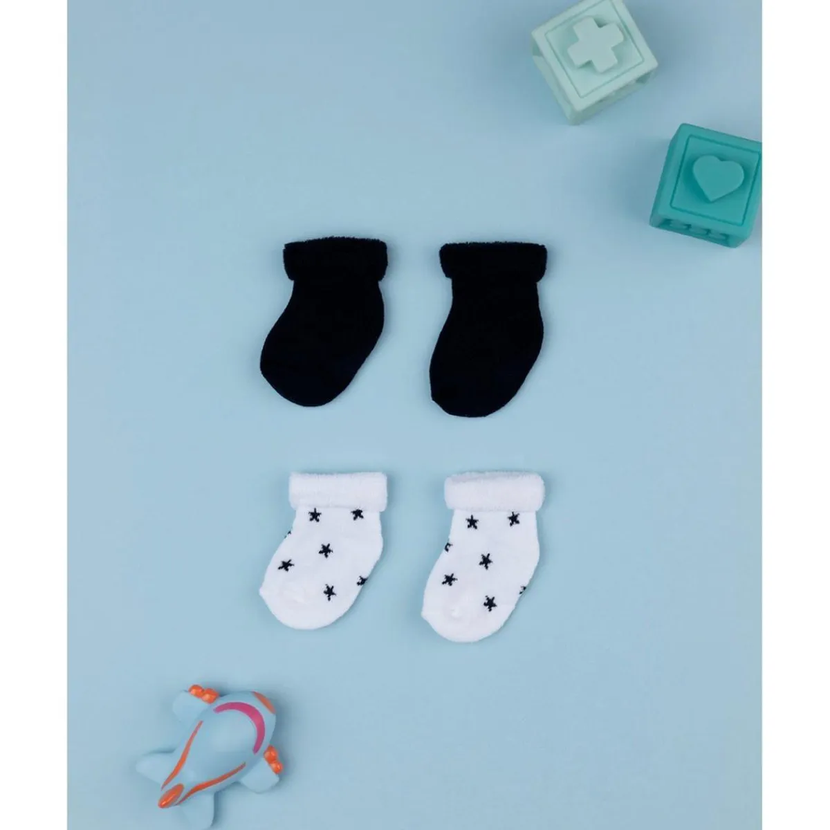Sale Paquete x2 calcetines cortos de rizo Ropa Y Accesorios·Zapatos Y Calcetines|Recién Nacido·Ropa Y Accesorios