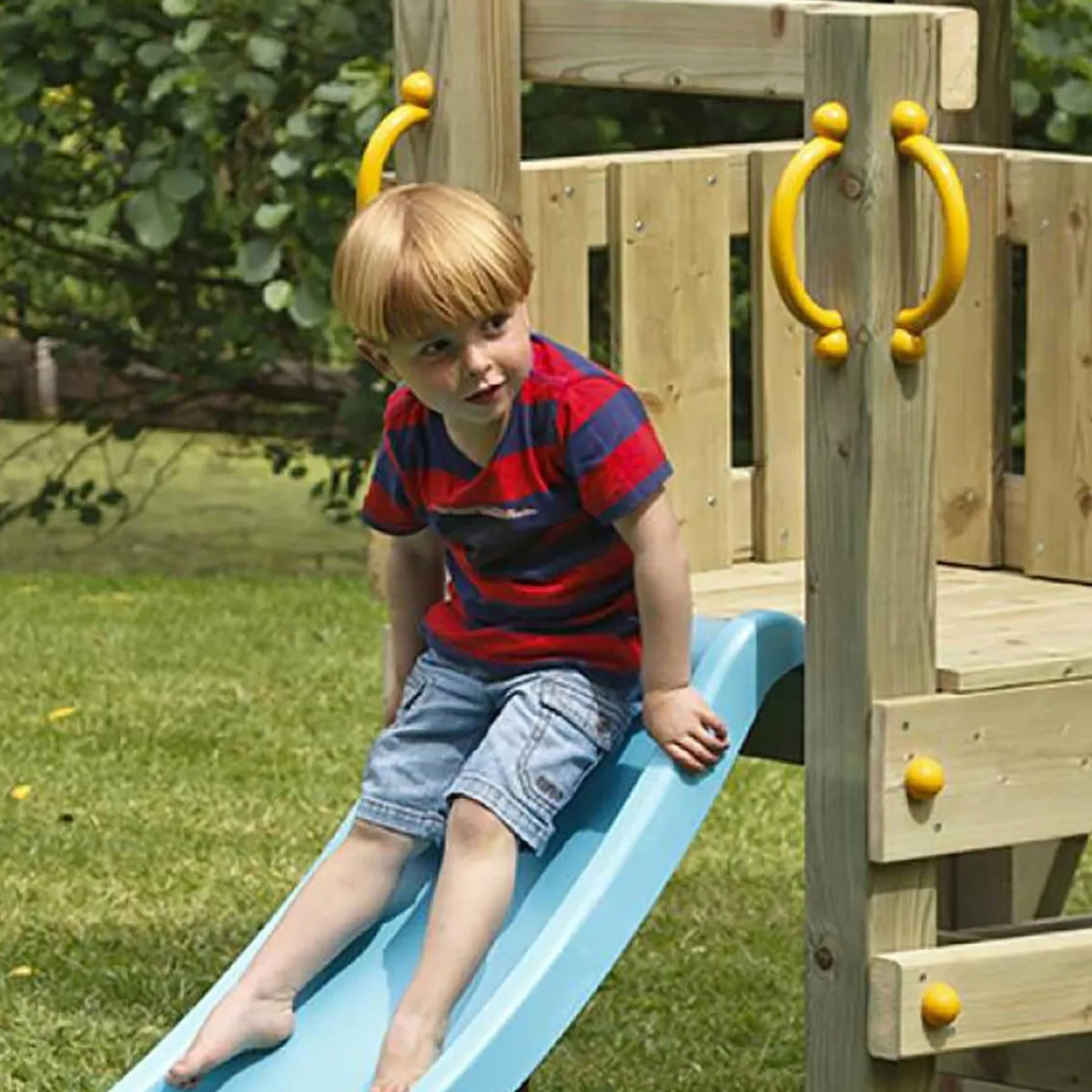 Parque juegos infantil de madera Teide XL con puente*MASGAMES Clearance