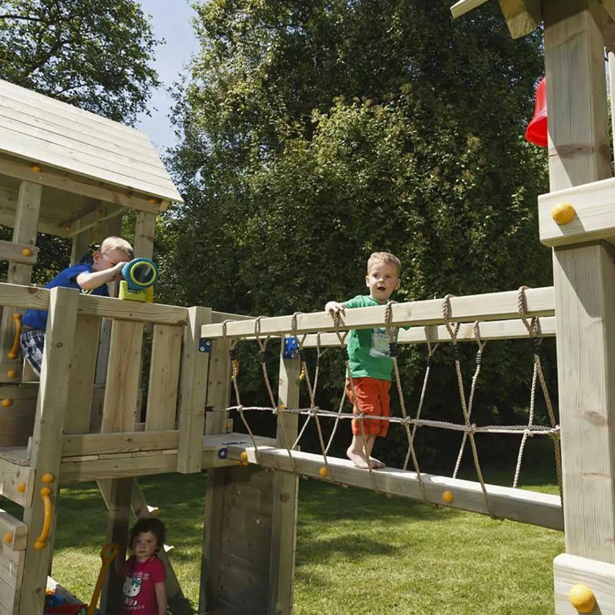 Clearance Parque juegos infantil de madera combinación Himalaya Columpios