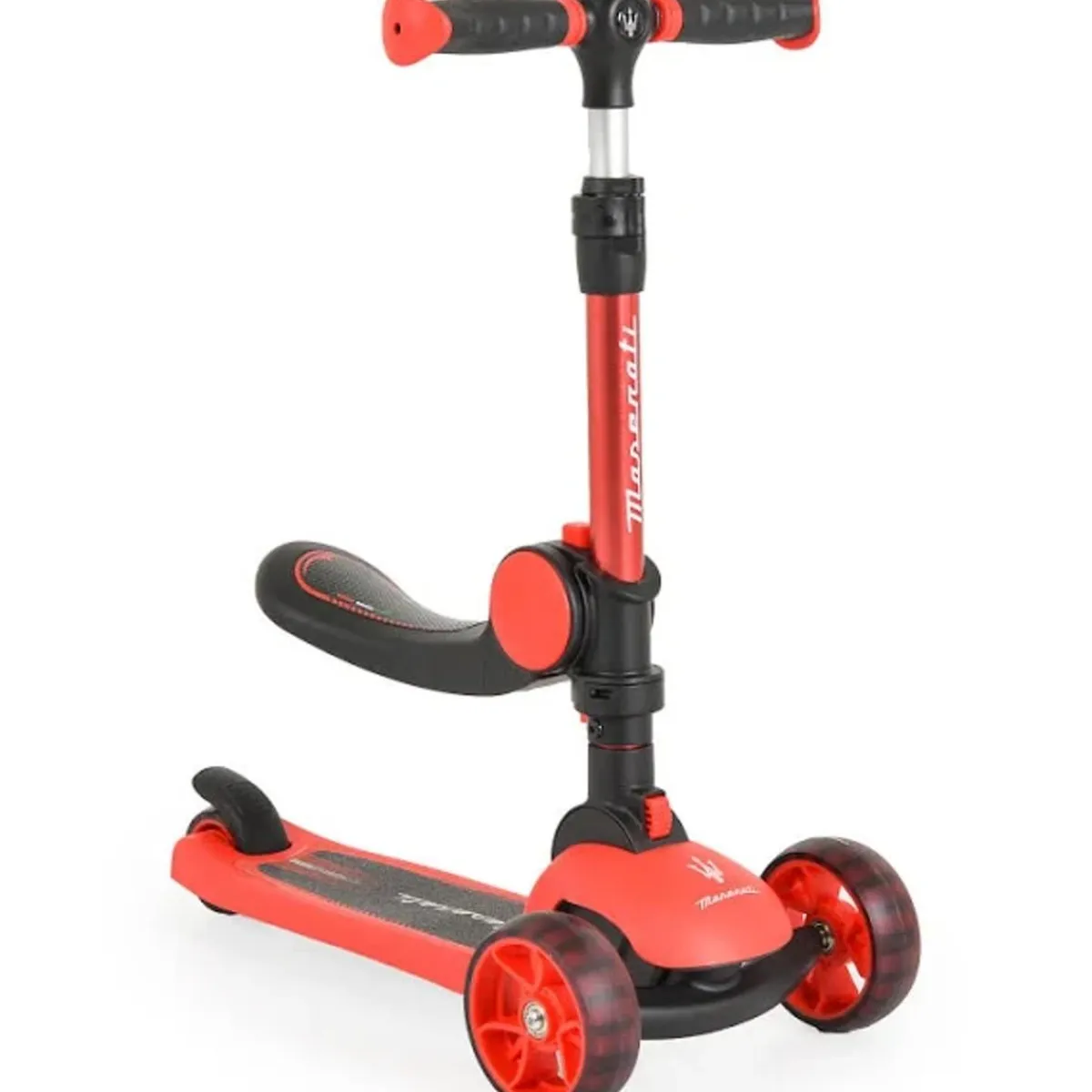 New Patinete Maserati 2 en 1 - Rojo Motos Y Triciclos