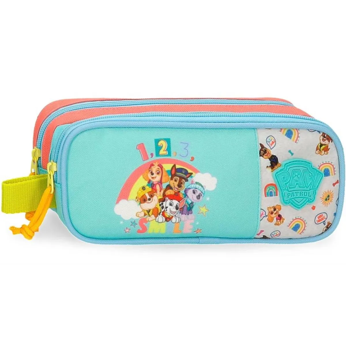 Hot Patrulla Canina - Estuche 2 compartimentos Material Escolar