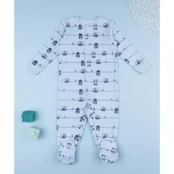 Pelele azul estampado de niño*Prenatal Outlet