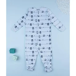 Pelele azul estampado de niño*Prenatal Outlet