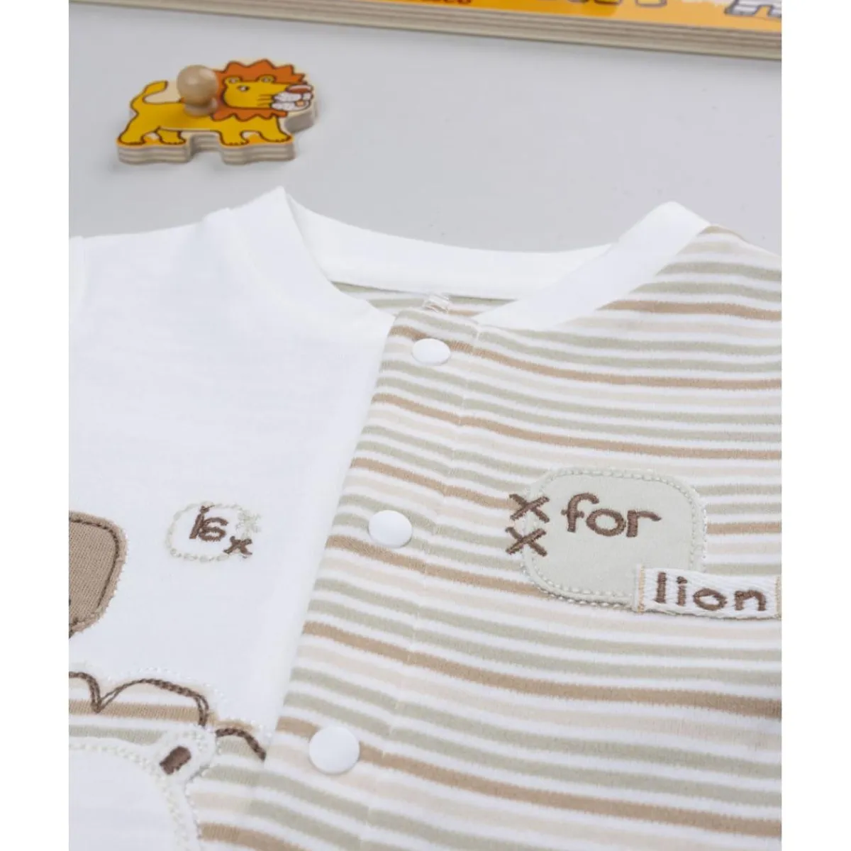 Pelele bicolor león*Prenatal