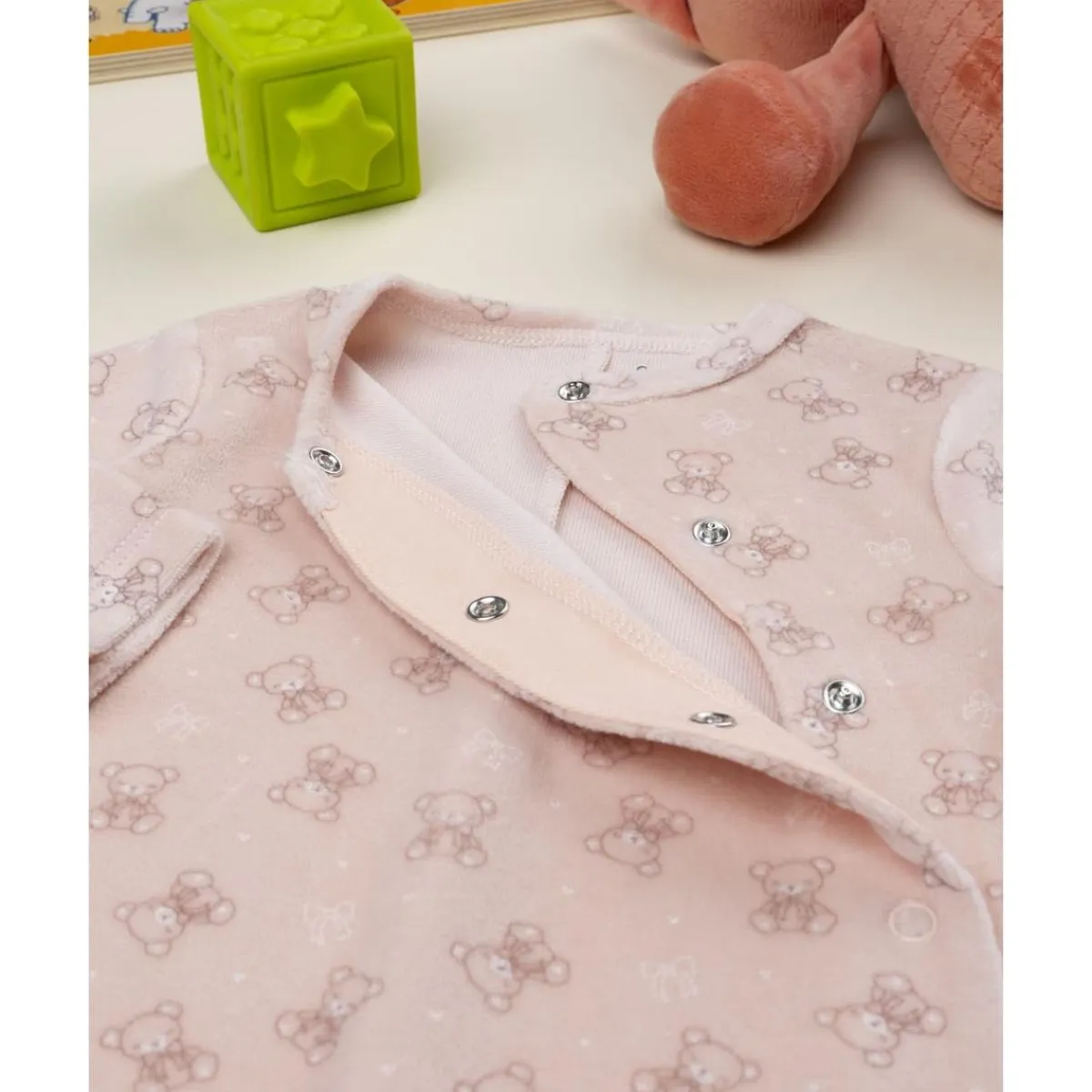 Pelele rosa de niña con ositos*Prenatal Clearance