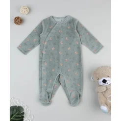 Pelele verde de niño con ositos*Prenatal