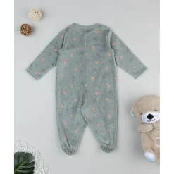 Pelele verde de niño con ositos*Prenatal