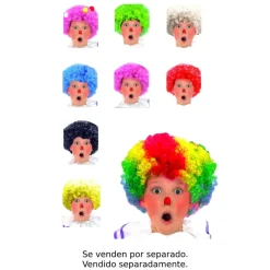 Peluca de payaso talla M (varios colores)*TOYS "R" US Hot