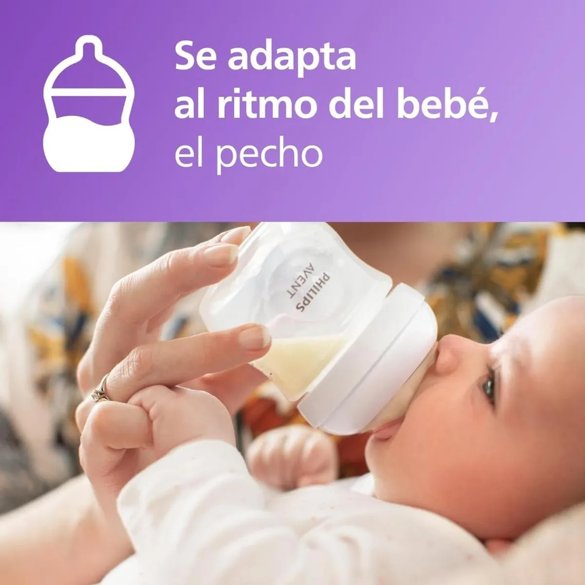 Online Philips - Biberón Natural Response 125 ml + Chupete Ultra Air 0-6m Biberones Y Chupetes·Biberones