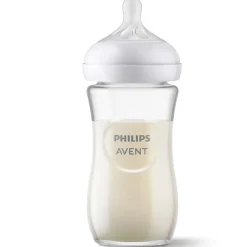 Clearance Philips - Biberon de vidrio natural response 240 ml (1m+) Biberones Y Chupetes·Biberones