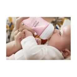 Philips - Biberon natural response rosa 260ml (1m+)*AVENT New