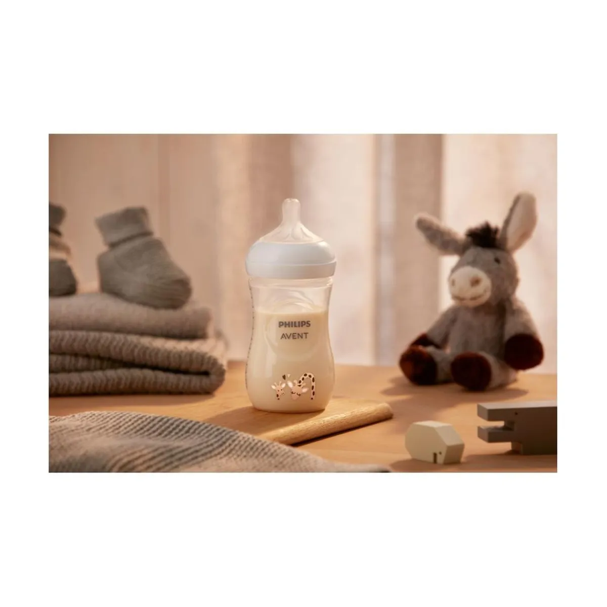 Best Philips - Biberon natural response jirafa 260 ml (1m+) Biberones Y Chupetes·Biberones