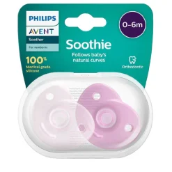 New - Chupetes Soothie rosas 0-6 meses Biberones Y Chupetes·Chupetes