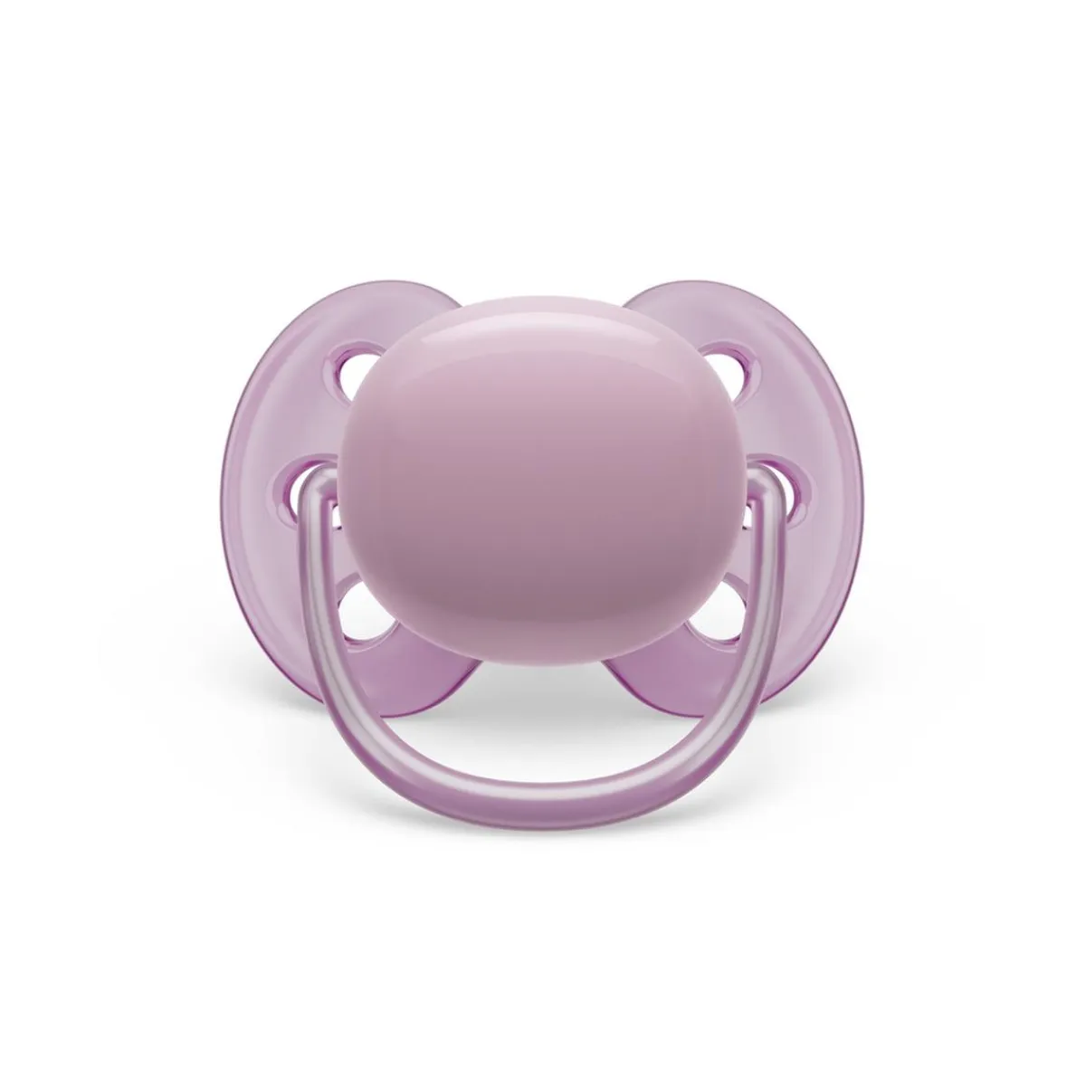 Philips - Chupetes ultra suaves para bebés de 6-18 meses, morado/naranja (2 unidades)*AVENT Clearance