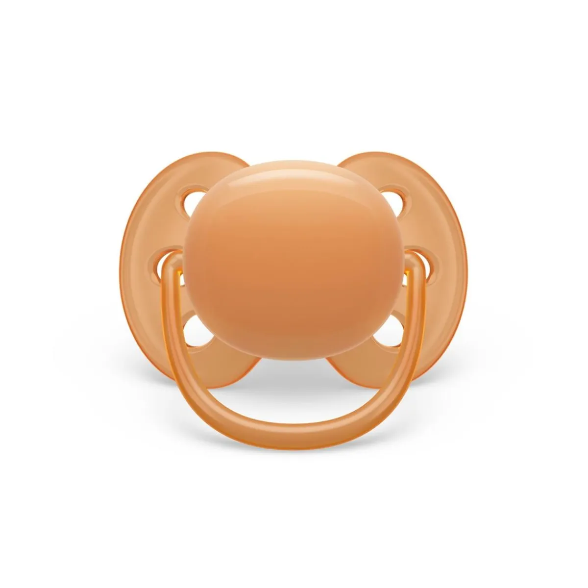 Philips - Chupetes ultra suaves para bebés de 6-18 meses, morado/naranja (2 unidades)*AVENT Clearance