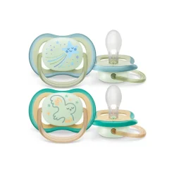 Philips - Chupetes ultra air noche 0-6 meses estrella/pájaro*AVENT Online