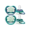 Philips - Chupetes ultra air night time 6-18 meses decoración estrella/luna*AVENT Hot