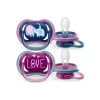 Philips - Chupetes ultra air 18+ meses azul/violeta*AVENT Sale