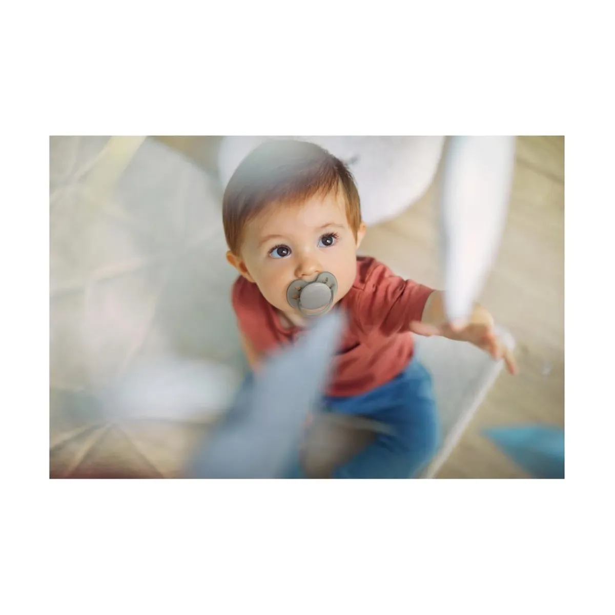 Philips - Chupetes ultra suaves 6-18 meses azul claro y gris (2 unidades)*AVENT New