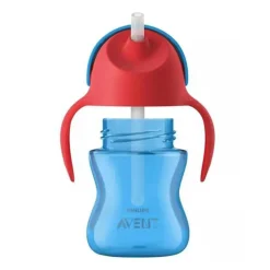 New Philips - Vaso con pajita y asas 200ml Preparación Comida Y Accesorios·Tazas Y Vasos