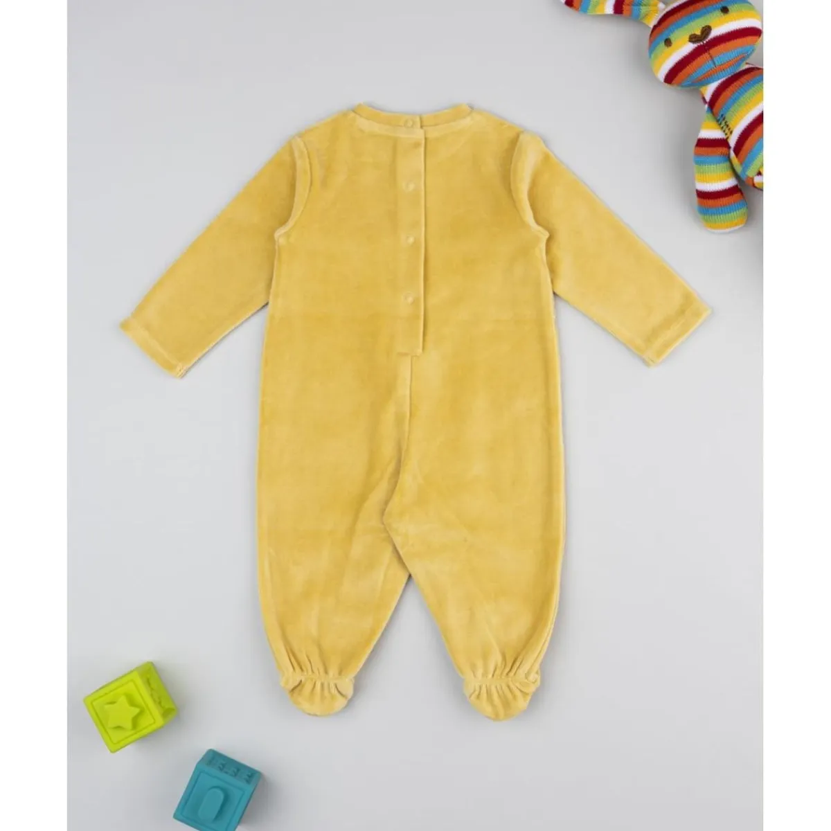Outlet Pijama amarillo de terciopelo con ositos Ropa Y Accesorios·Peleles|Recién Nacido·Ropa Y Accesorios