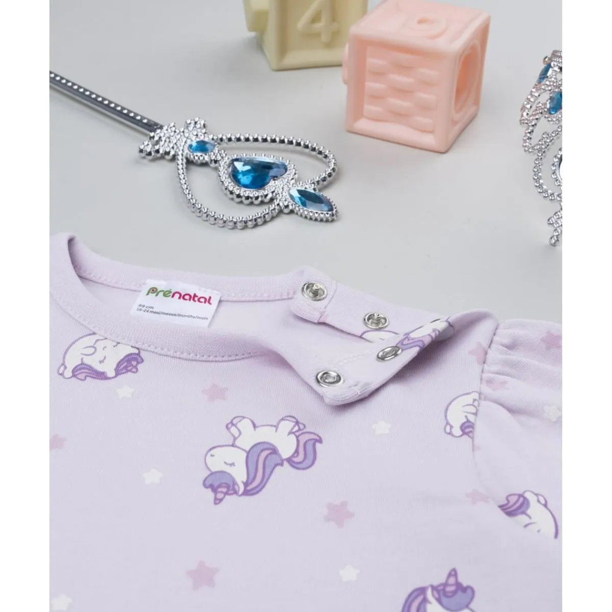 Pijama niña lila unicornios*Prenatal Best