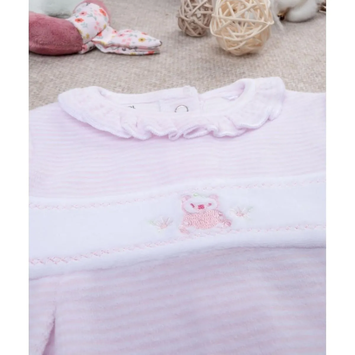 Best Pijama niña rosa con osito bordado Recién Nacido·Ropa Y Accesorios|Ropa Y Accesorios·Peleles