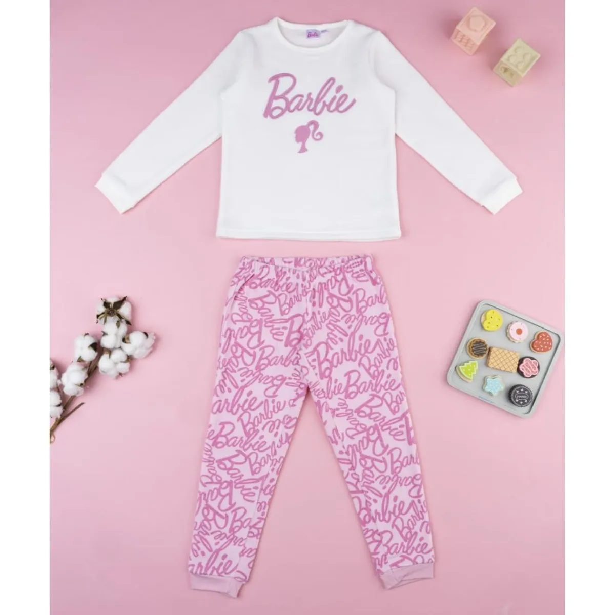 Pijama polar dos piezas niña Barbie*Prenatal Sale
