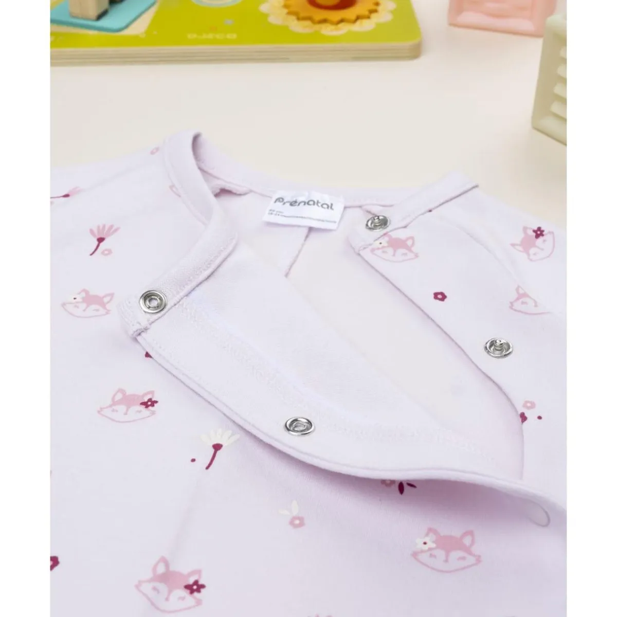 New Pijama rosa entero de niña con zorros Descanso Y Ropa Interior·Bebé 3-36 Meses