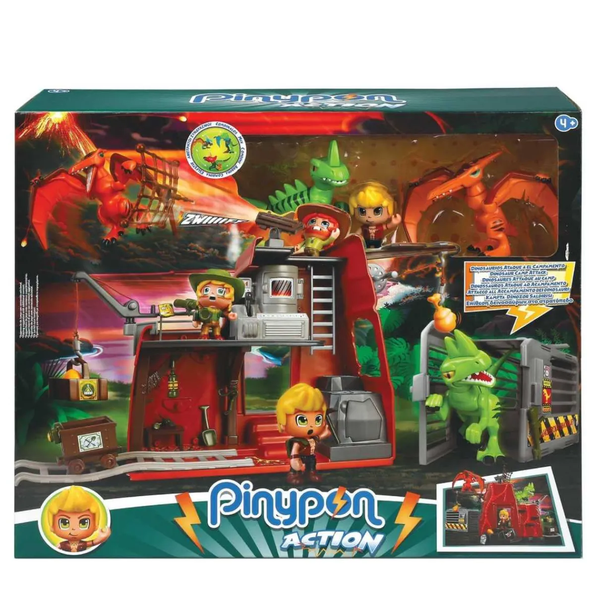 - Dinos atacan el campamento Action*PINYPON Best