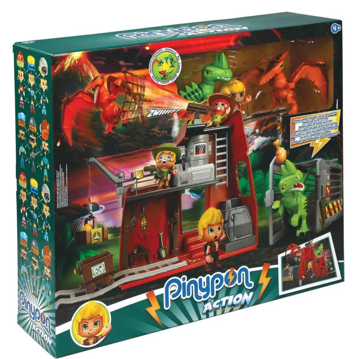 - Dinos atacan el campamento Action*PINYPON Best