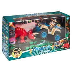Outlet - Dinosaurio con quad Action Coleccionables Y Mini Mundos