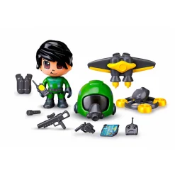 Best Pinypon - Set Jetpack Coleccionables Y Mini Mundos