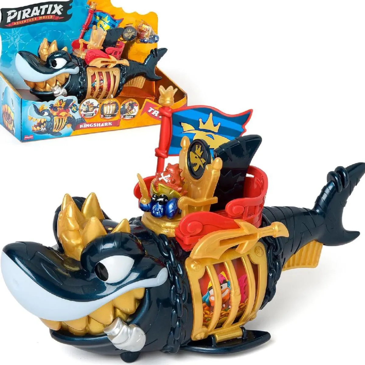 Outlet - King Shark Golden Teeth Figuras De Acción